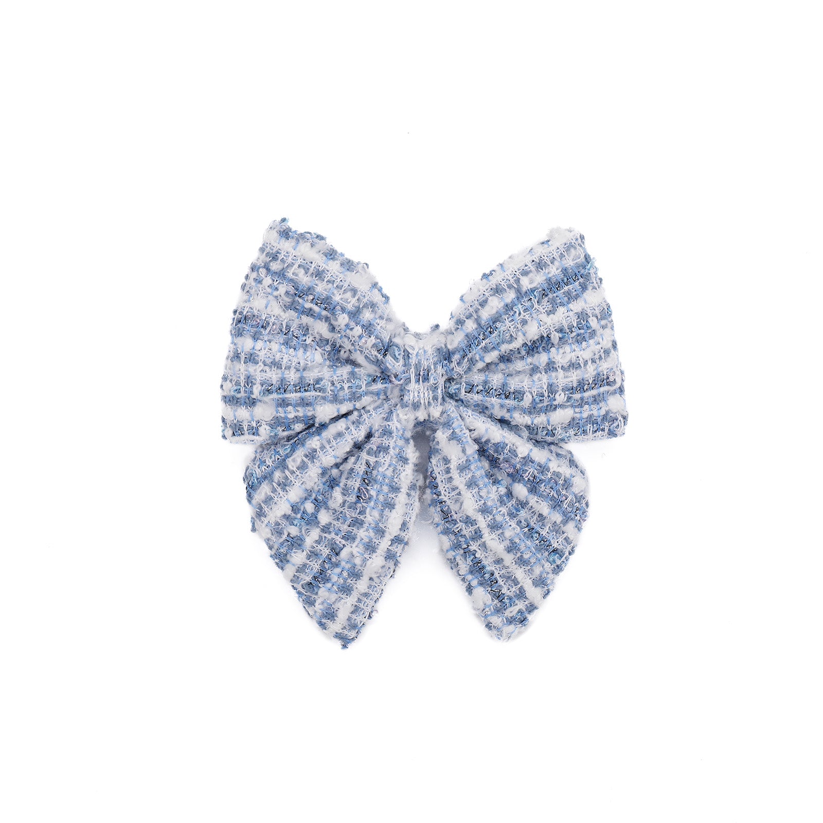 Sky Tweed Sailor Bow