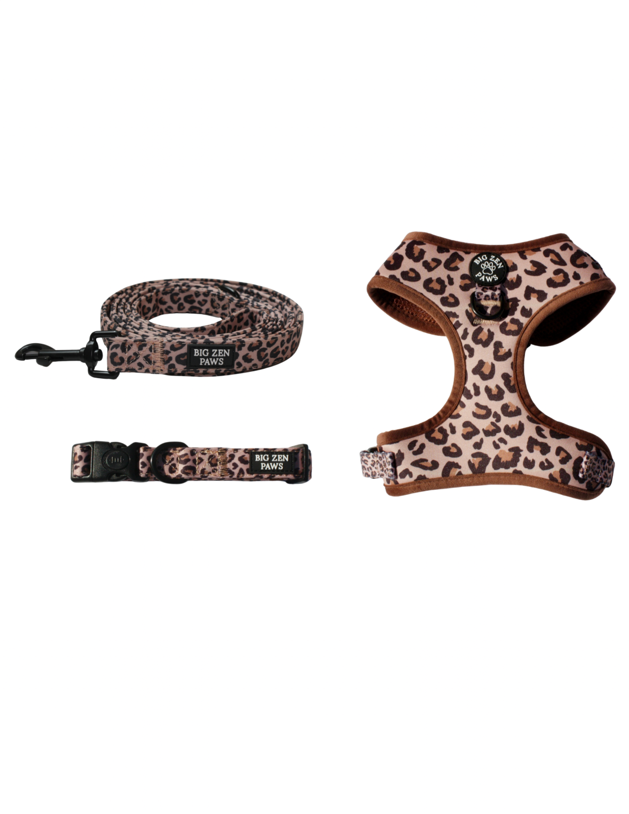 Safari Harness, Collar, & Leash bundle