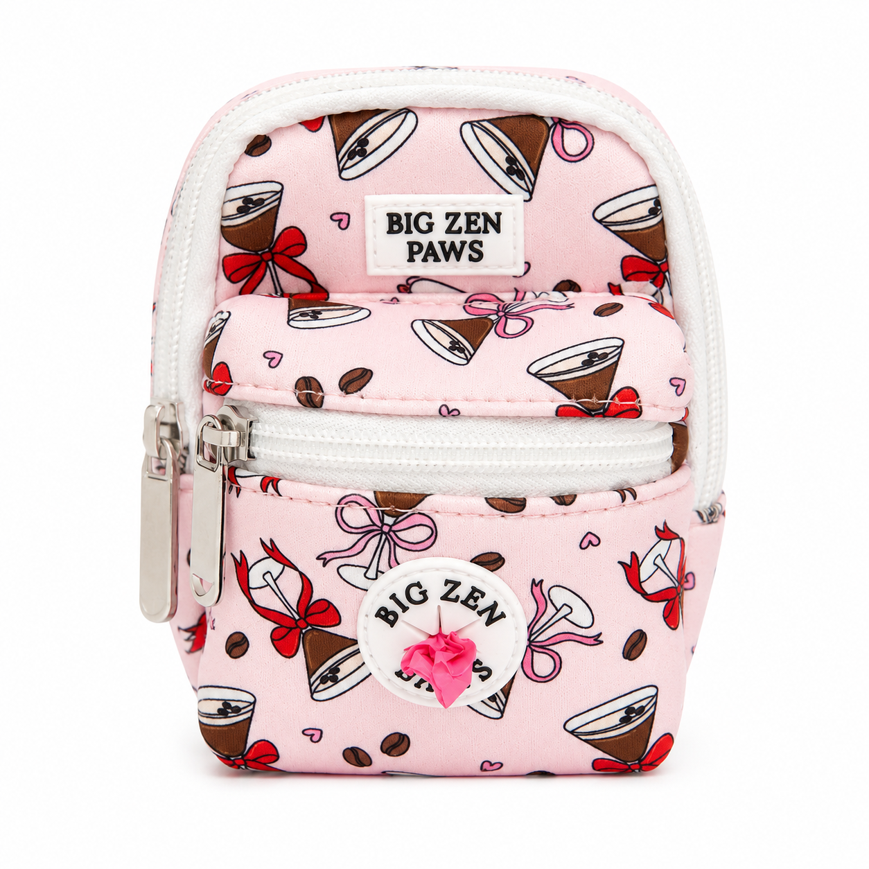 Espresso Martini Backpack Treat and Poop Bag Holder