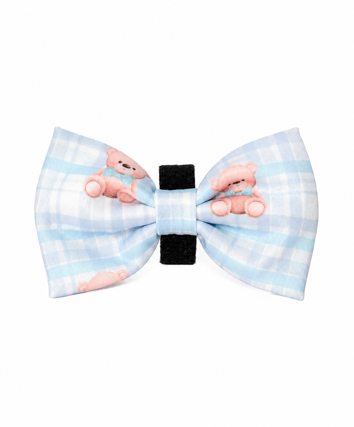 Beary Blue Bow Tie