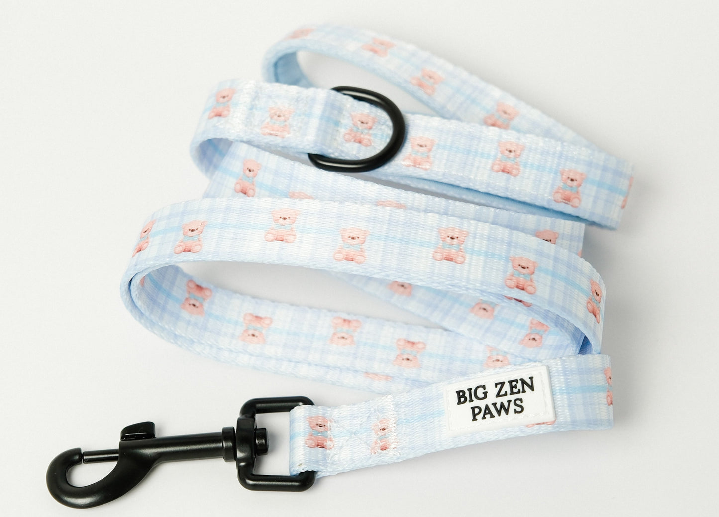 Beary blue leash