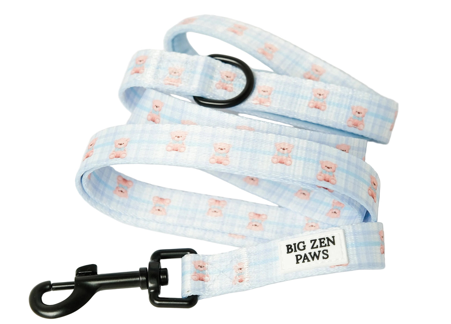 Beary blue leash