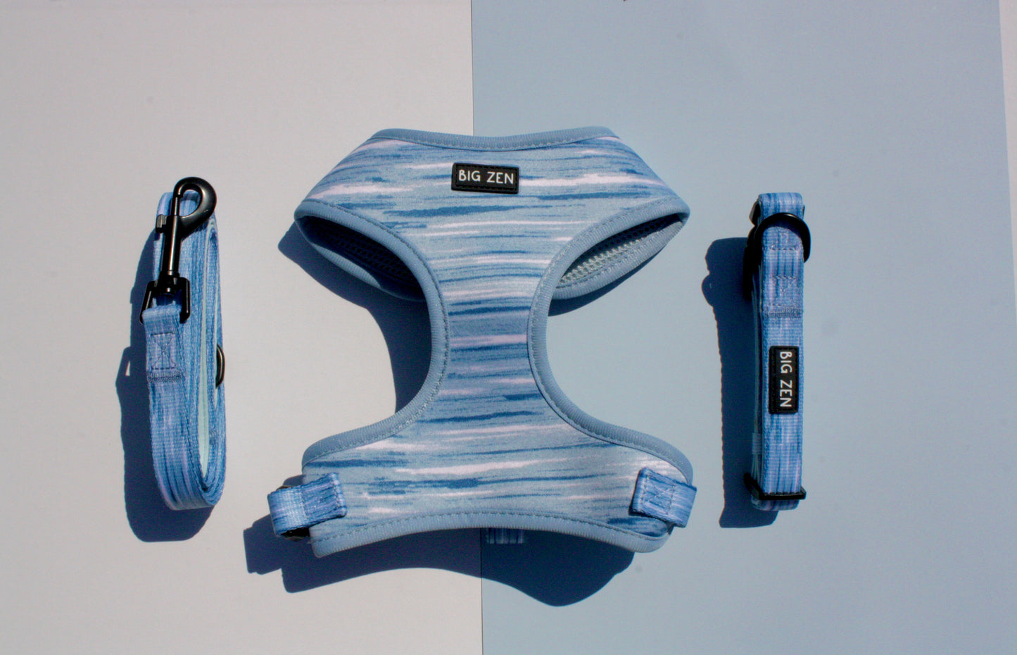 Shades of blue collar walk set