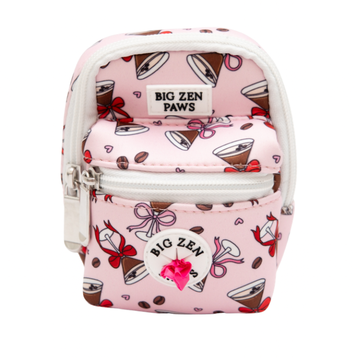 Espresso Martini Backpack Treat and Poop Bag Holder