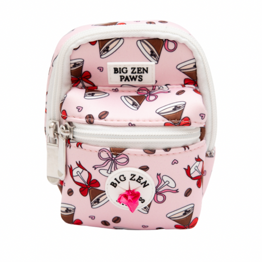 Espresso Martini Backpack Treat and Poop Bag Holder