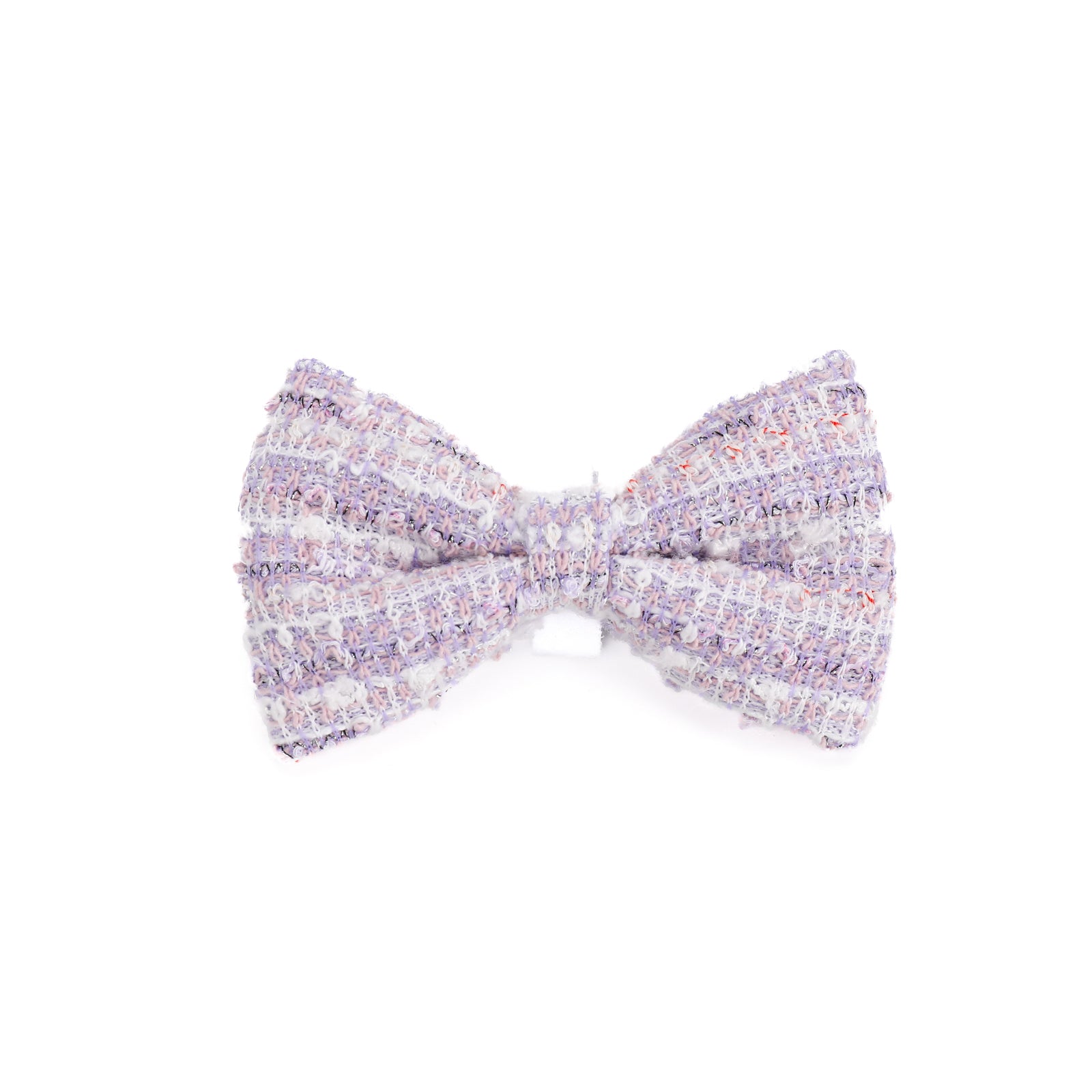 Lavender Tweed Bow Tie