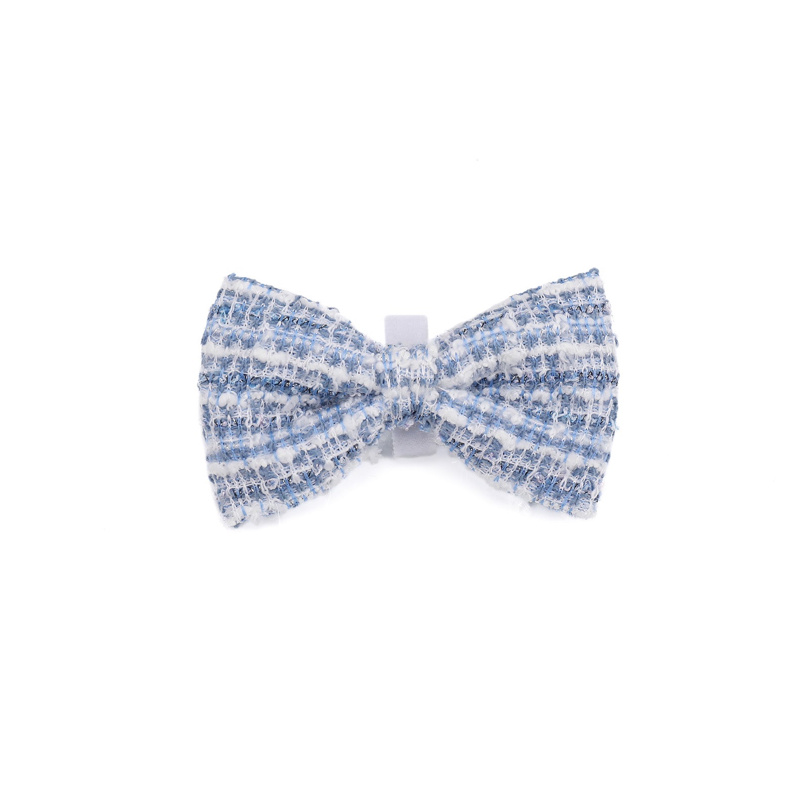 Sky Tweed Bow Tie