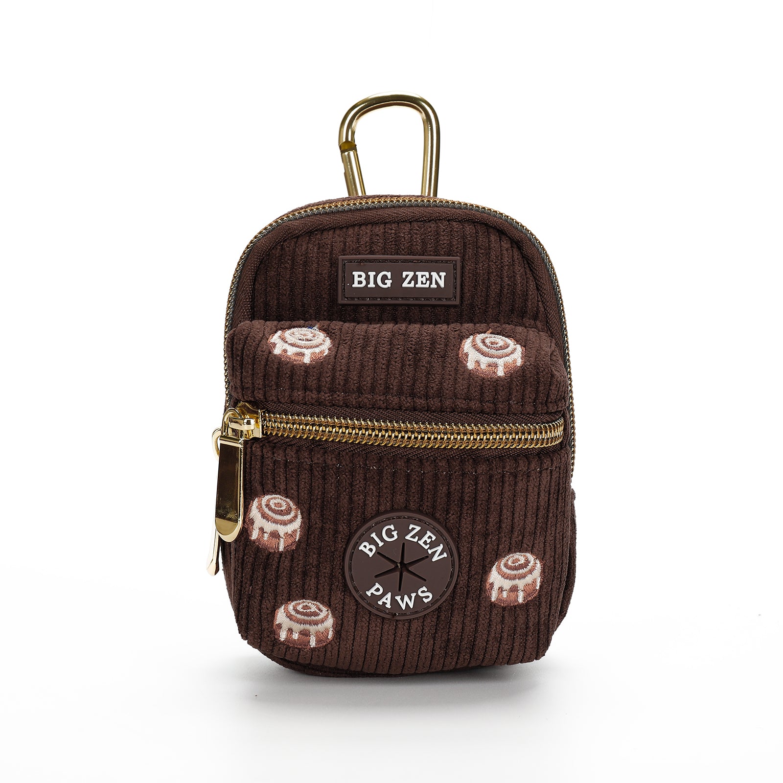 Cinnamon Swirl Backpack Poop and Treat bag