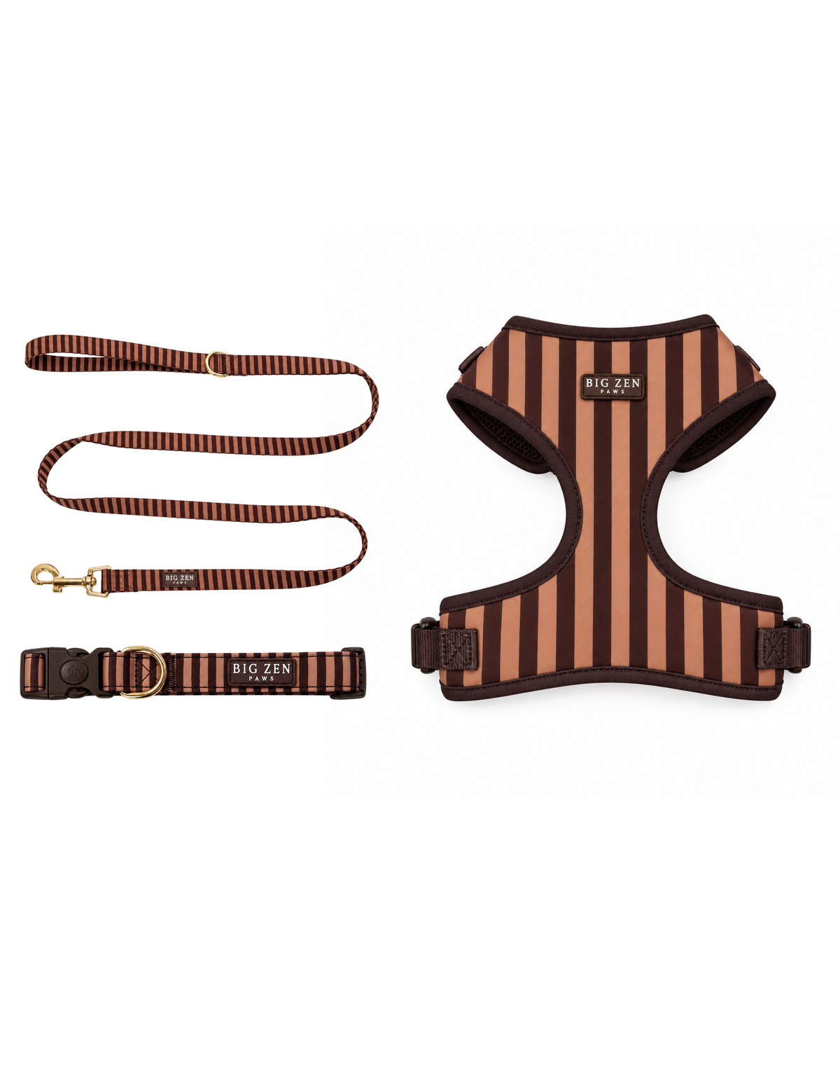 Brown Sugar Harness, Collar, & Leash Bundle