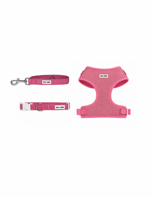 Stardust Harness, Collar, & Leash bundle