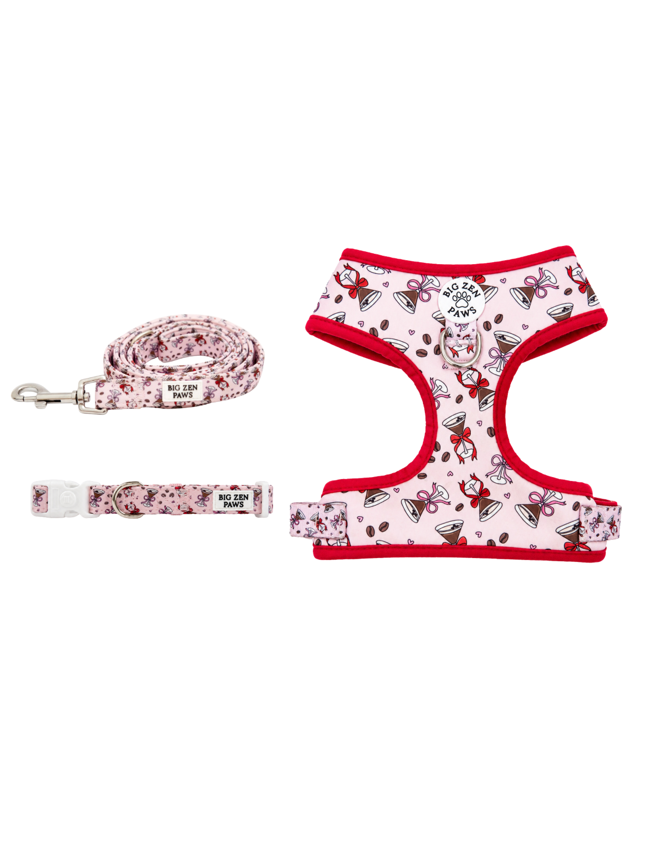 Espresso Walk Bundle - Harness, Collar, & Leash