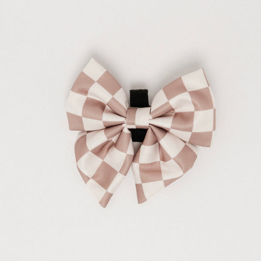 Checkerboard Charm Sailor Bow